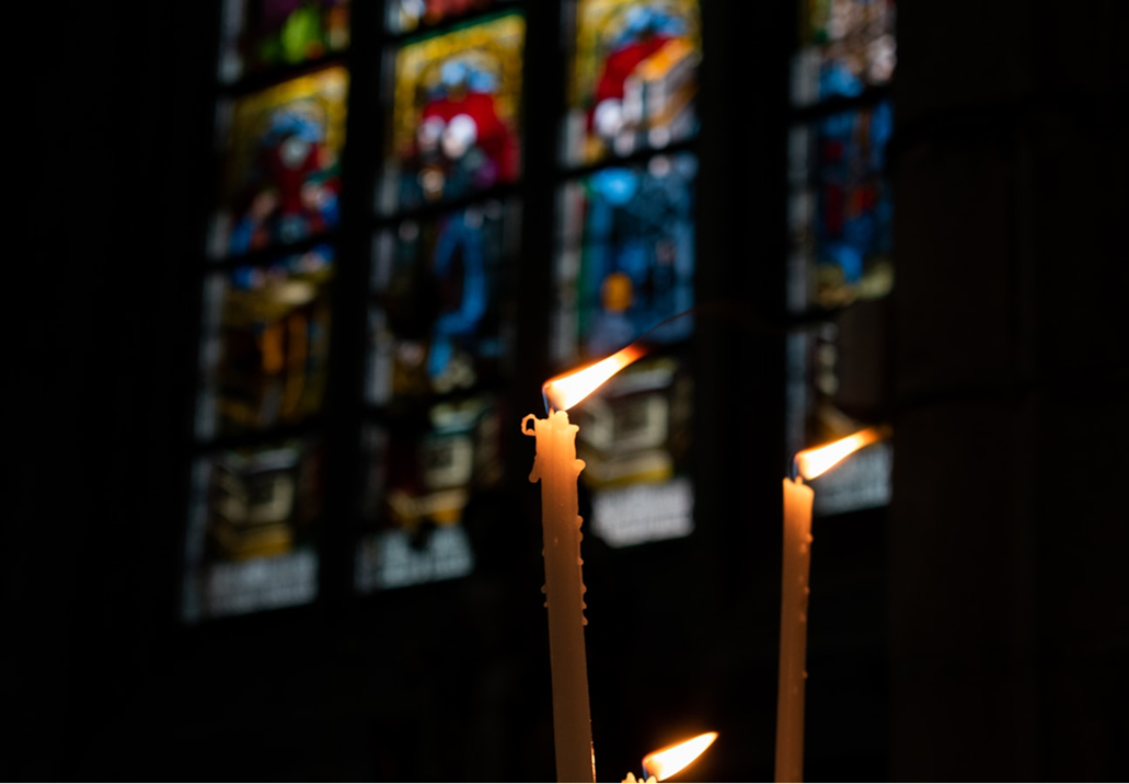 Stained glass church background
